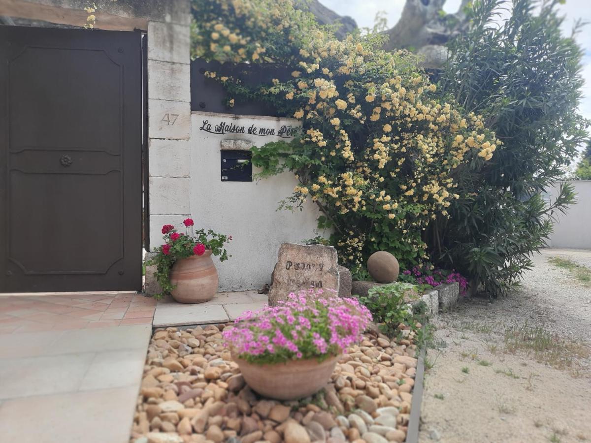 Mas La Maison de mon Père  Proche AVIGNON à PUJAUT Esterno foto